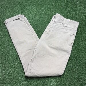 James Perse Pants Mens 5 Pocket Heavy Brushed Twill Chinos Size 32x31 Gray